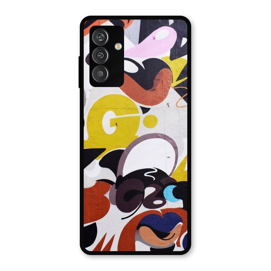 Graffiti Wall Metal Back Case for Galaxy M13