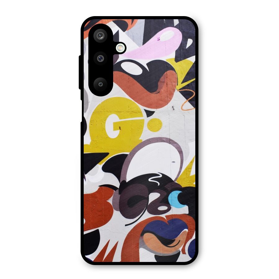 Graffiti Wall Metal Back Case for Galaxy M16