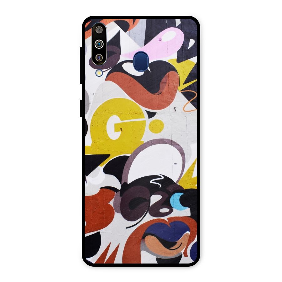 Graffiti Wall Metal Back Case for Galaxy M30