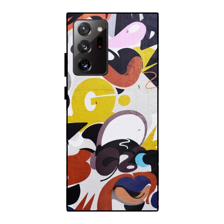 Graffiti Wall Metal Back Case for Galaxy Note 20 Ultra