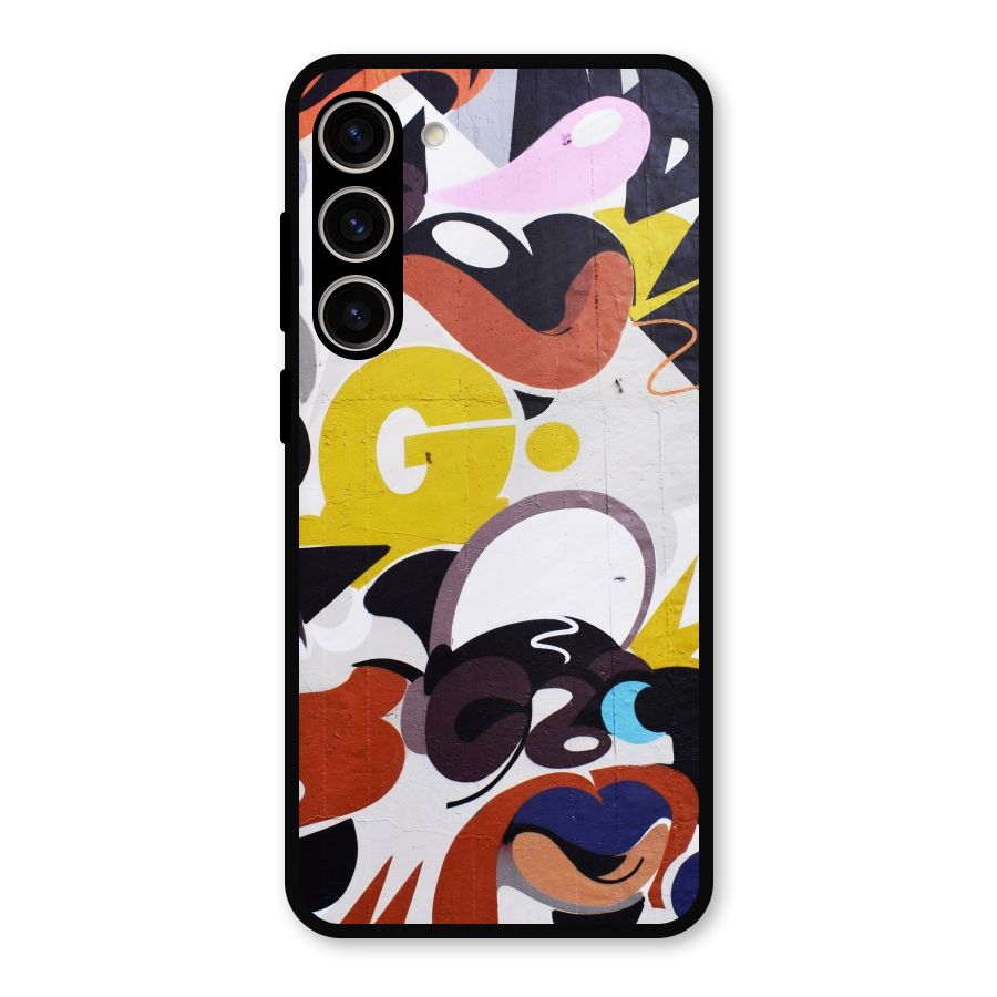 Graffiti Wall Metal Back Case for Galaxy S23 Plus