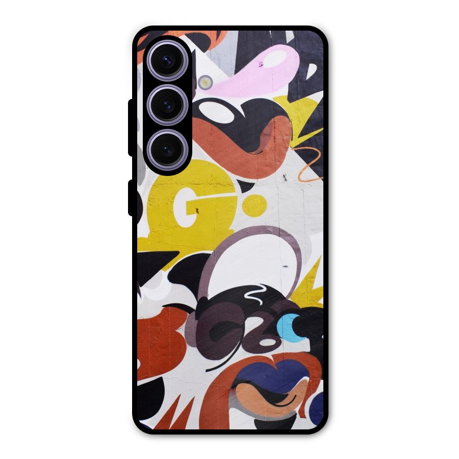 Graffiti Wall Metal Back Case for Galaxy S24