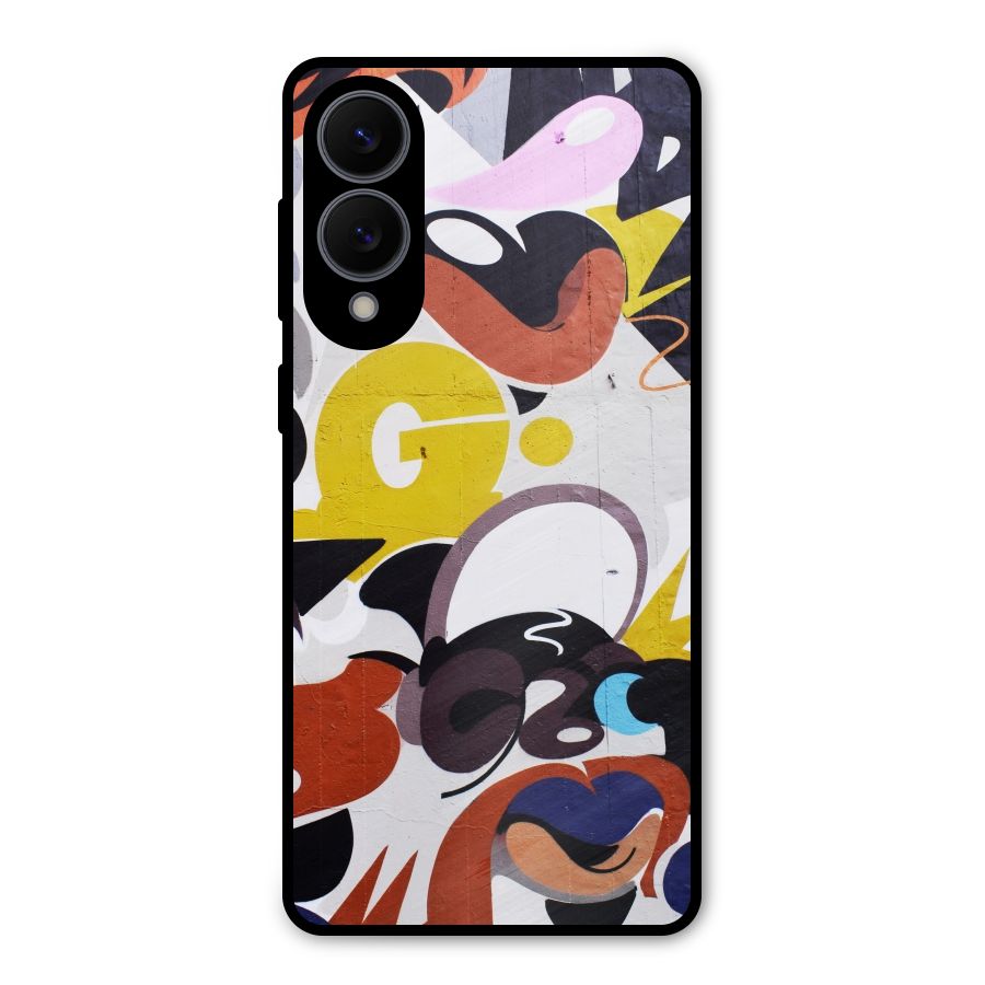 Graffiti Wall Metal Back Case for Galaxy S25 Edge