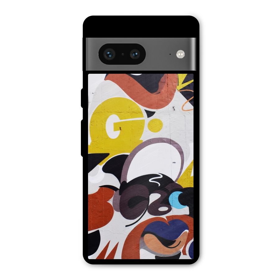 Graffiti Wall Metal Back Case for Google Pixel 7