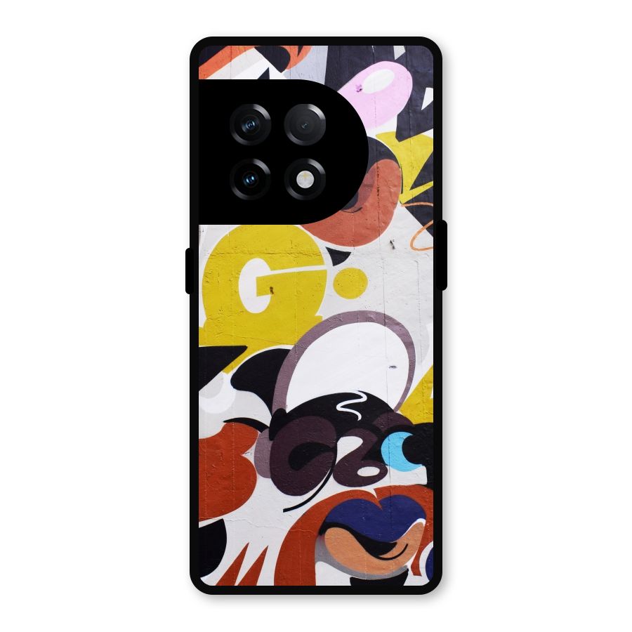 Graffiti Wall Metal Back Case for OnePlus 11R
