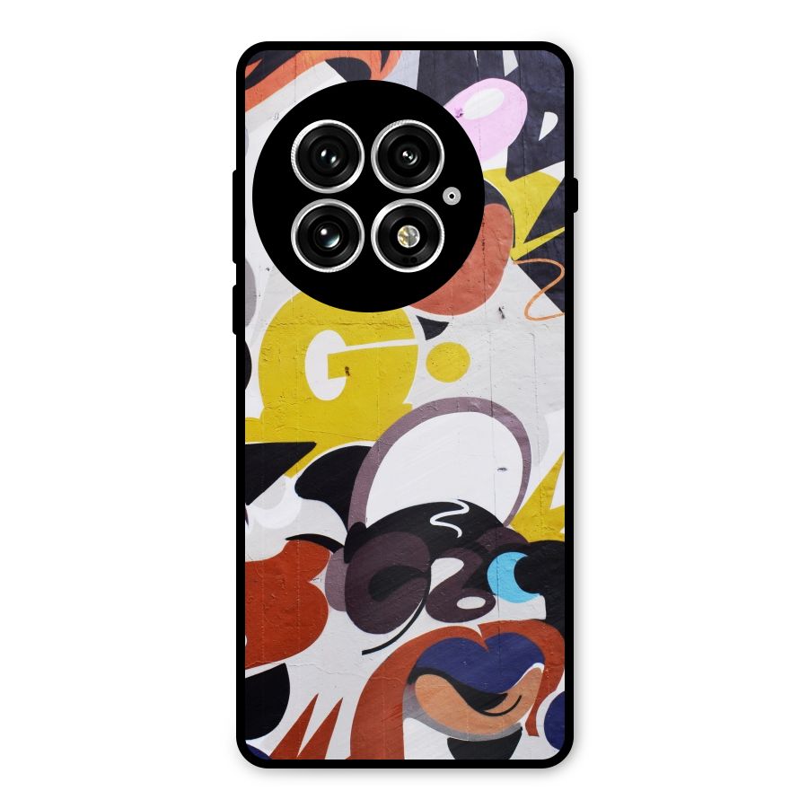 Graffiti Wall Metal Back Case for OnePlus 13