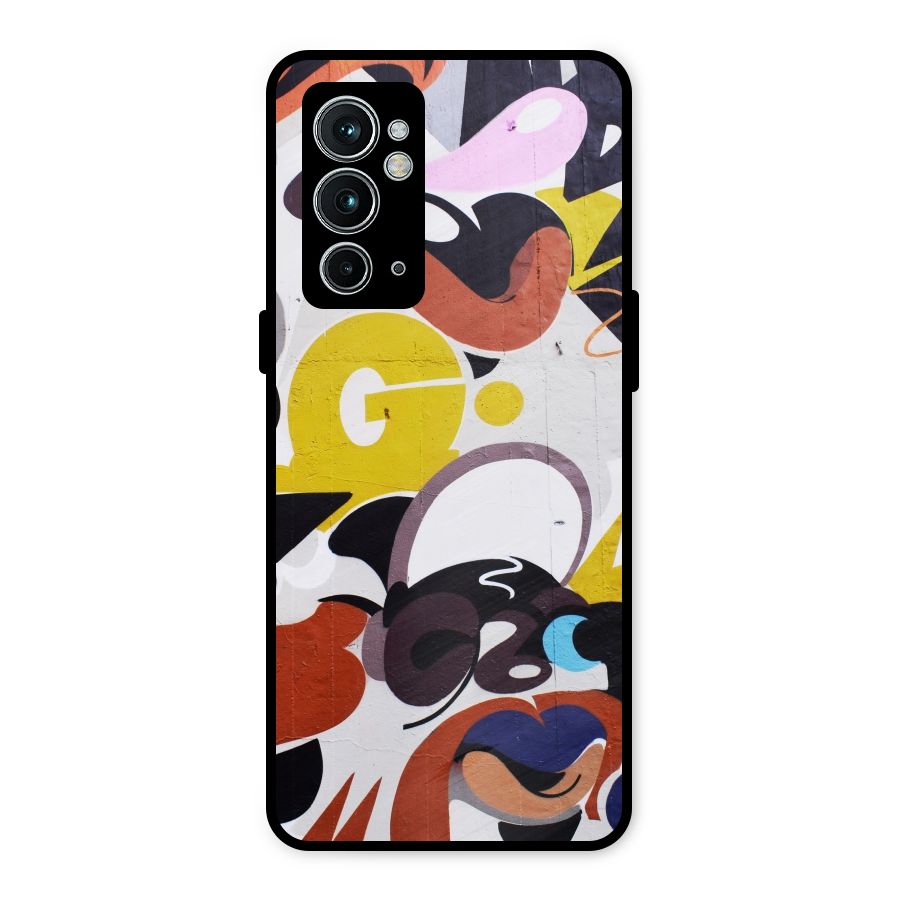 Graffiti Wall Metal Back Case for OnePlus 9RT 5G