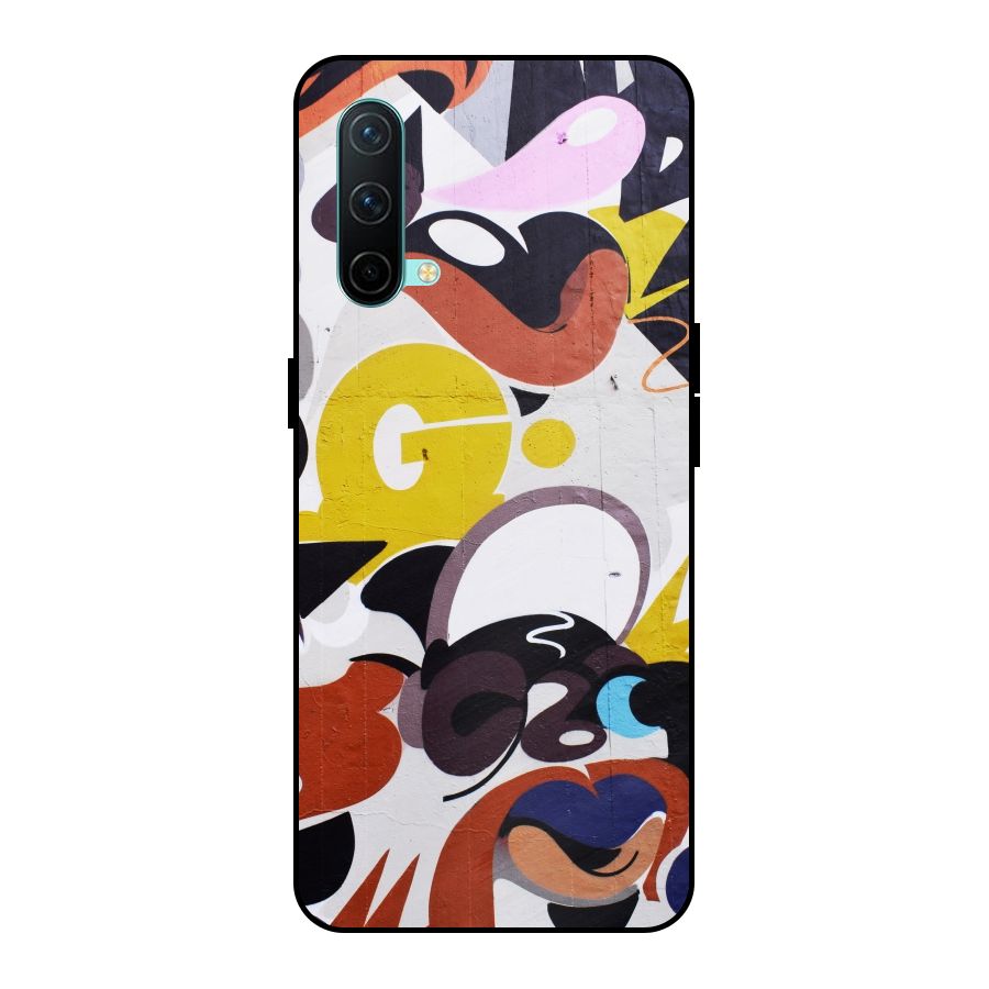 Graffiti Wall Metal Back Case for OnePlus Nord CE 5G