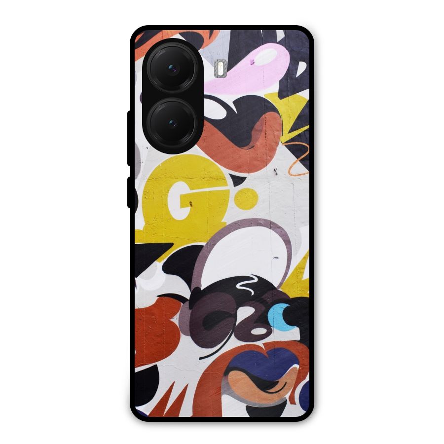 Graffiti Wall Metal Back Case for Poco X7 Pro