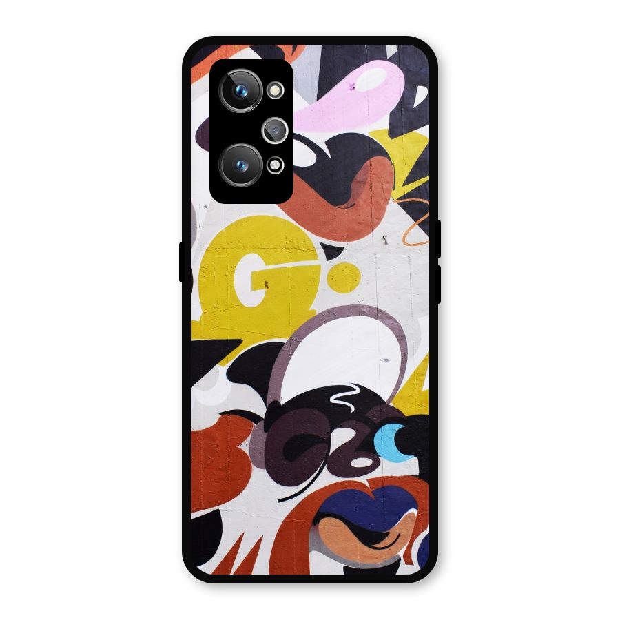 Graffiti Wall Metal Back Case for Realme GT Neo 3T