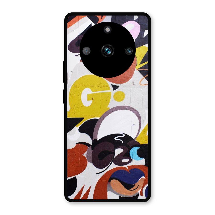 Graffiti Wall Metal Back Case for Realme Narzo 60 Pro