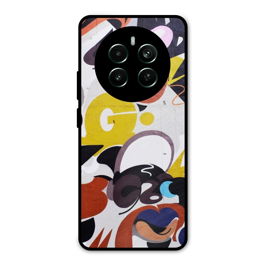 Graffiti Wall Metal Back Case for Realme Narzo 70 Pro