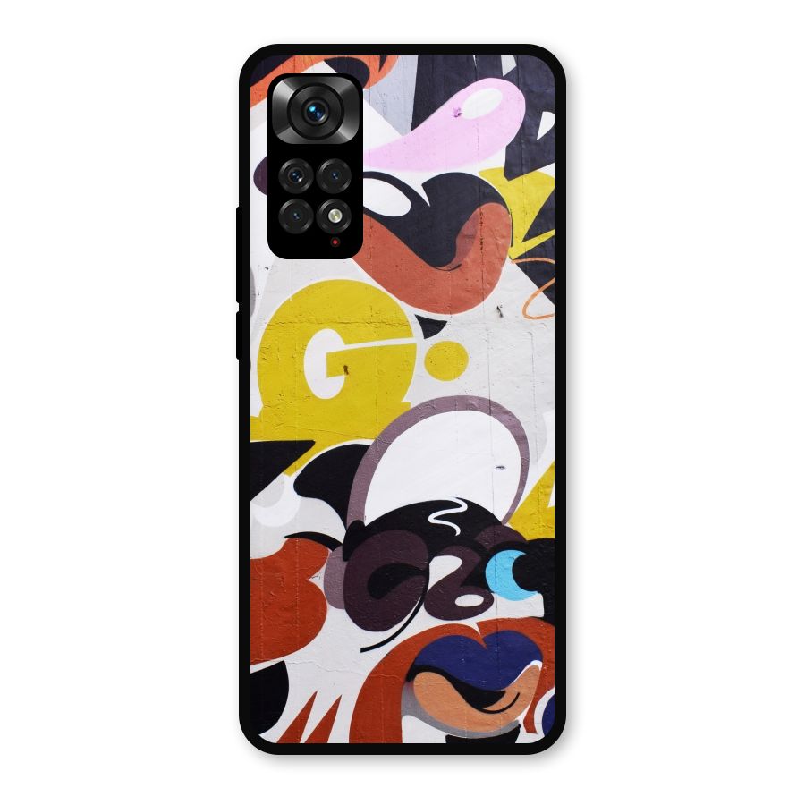 Graffiti Wall Metal Back Case for Redmi Note 11s