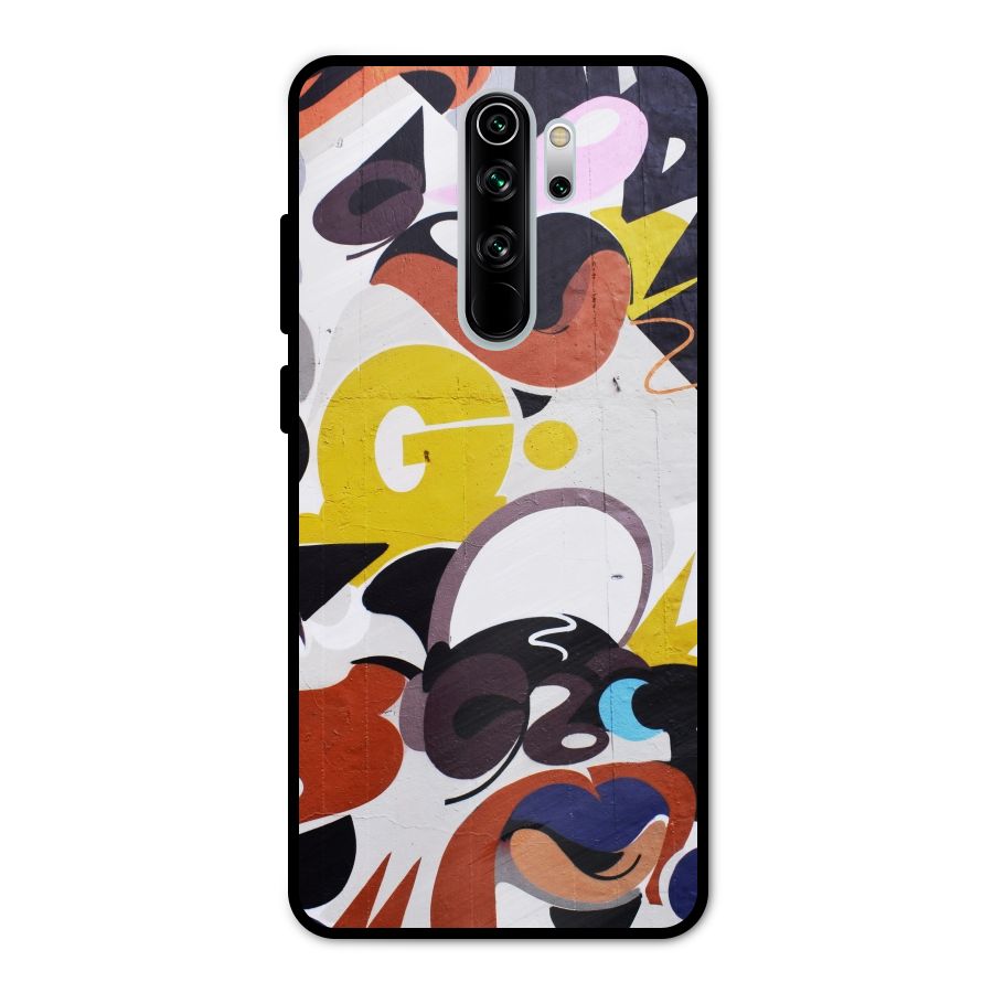 Graffiti Wall Metal Back Case for Redmi Note 8 Pro