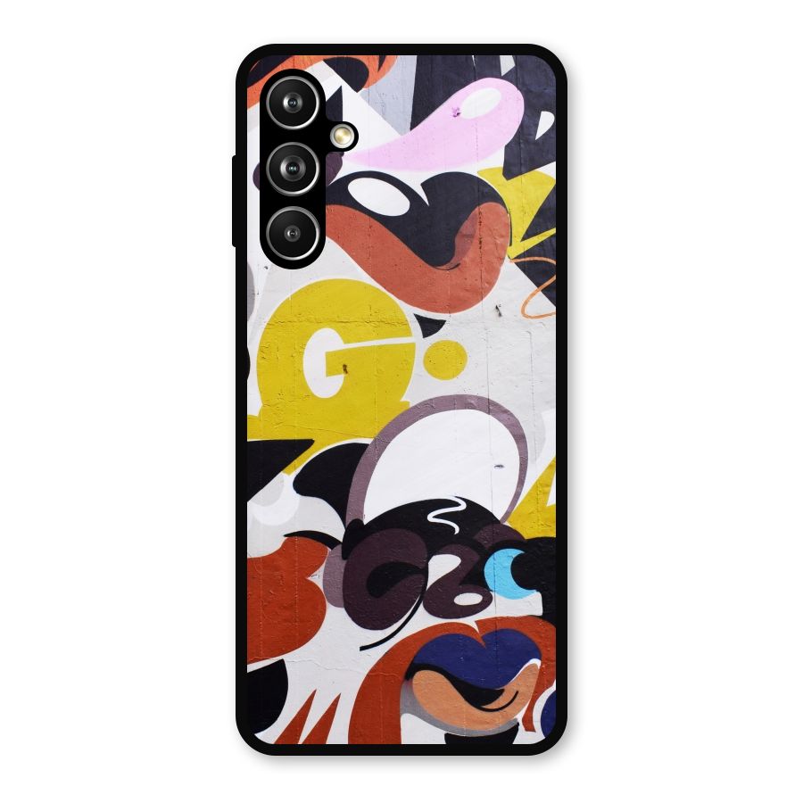 Graffiti Wall Metal Back Case for Samsung Galaxy M54