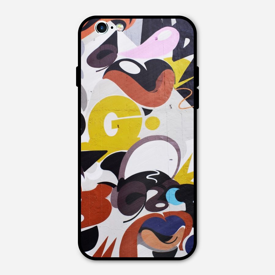 Graffiti Wall Metal Back Case for iPhone 6 6s