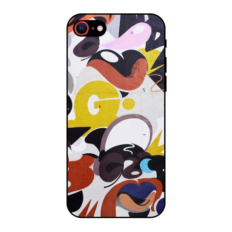 Graffiti Wall Metal Back Case for iPhone 7