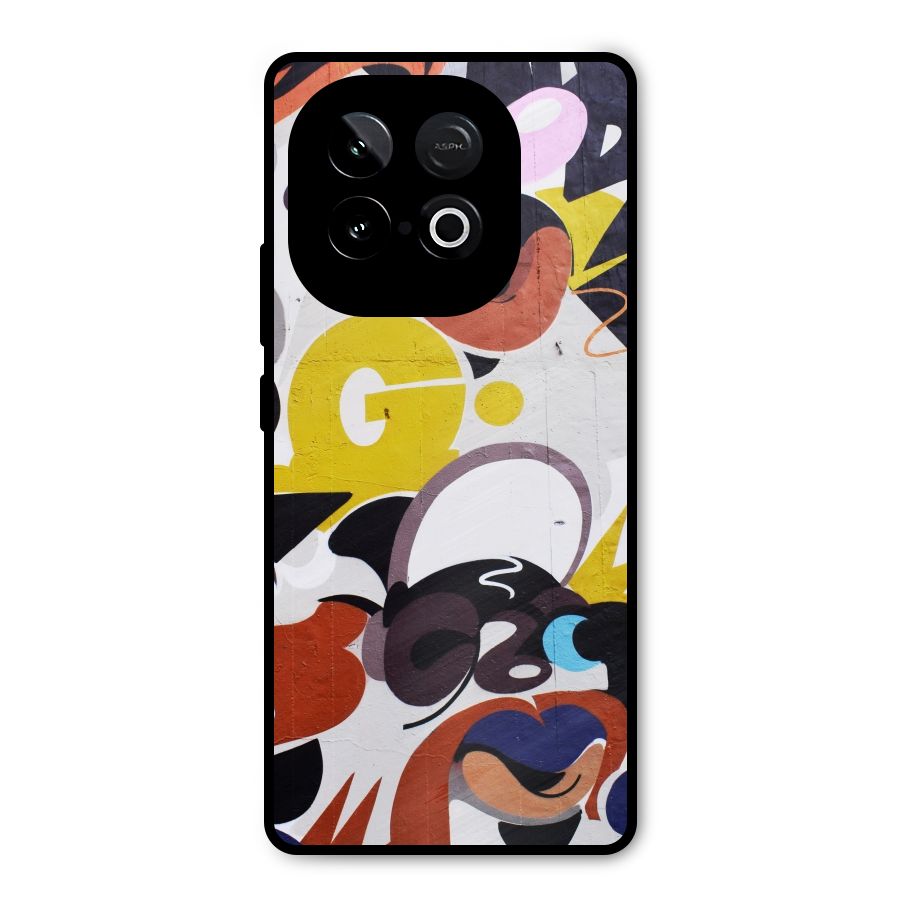Graffiti Wall Metal Back Case for iQOO Neo 10