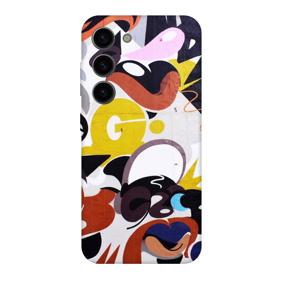 Graffiti Wall Original Polycarbonate Back Case for Galaxy S23