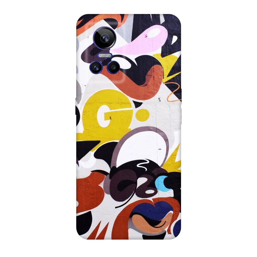 Graffiti Wall Original Polycarbonate Back Case for Realme GT Neo 3