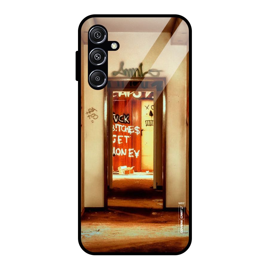 Grafitty Door Glass Back Case for Galaxy M34 5G