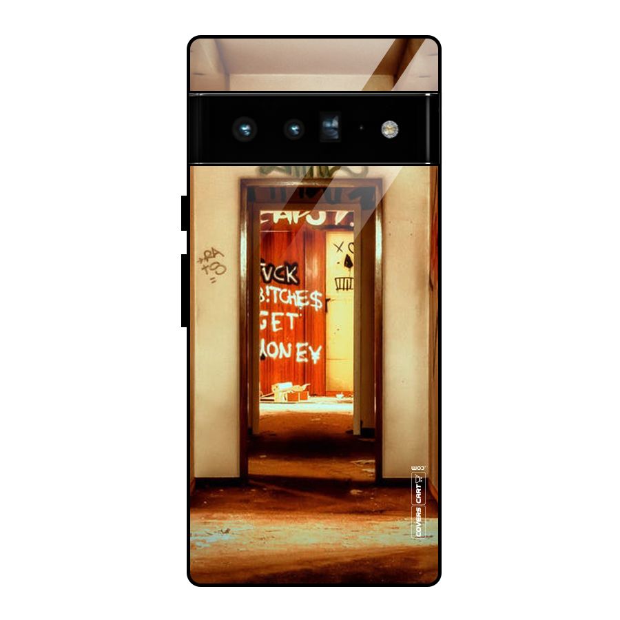 Grafitty Door Glass Back Case for Google Pixel 6 Pro