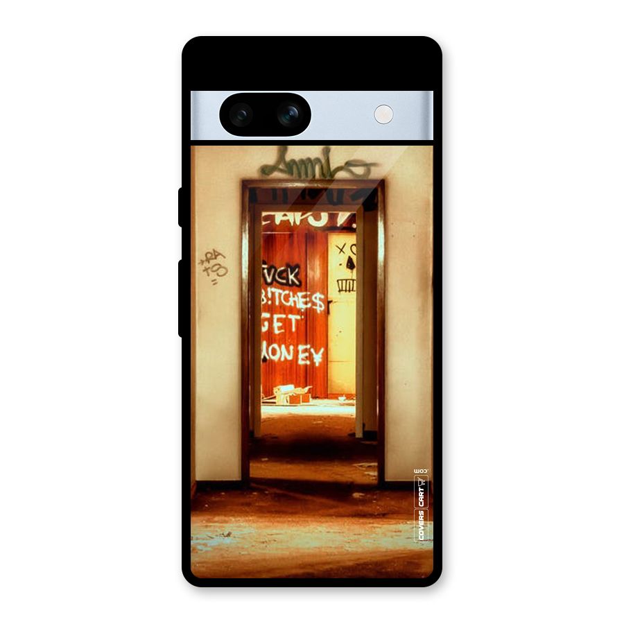 Grafitty Door Glass Back Case for Google Pixel 7a