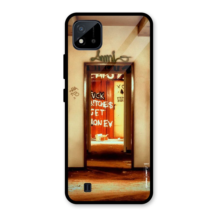 Grafitty Door Glass Back Case for Realme C11 2021