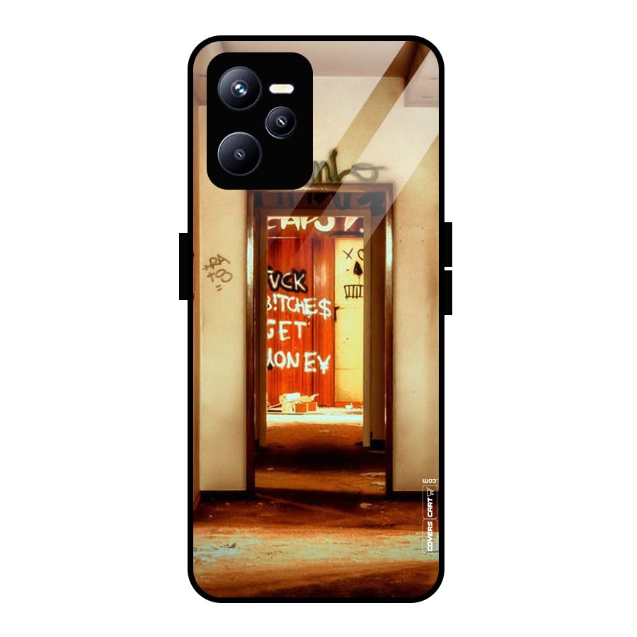 Grafitty Door Glass Back Case for Realme C35