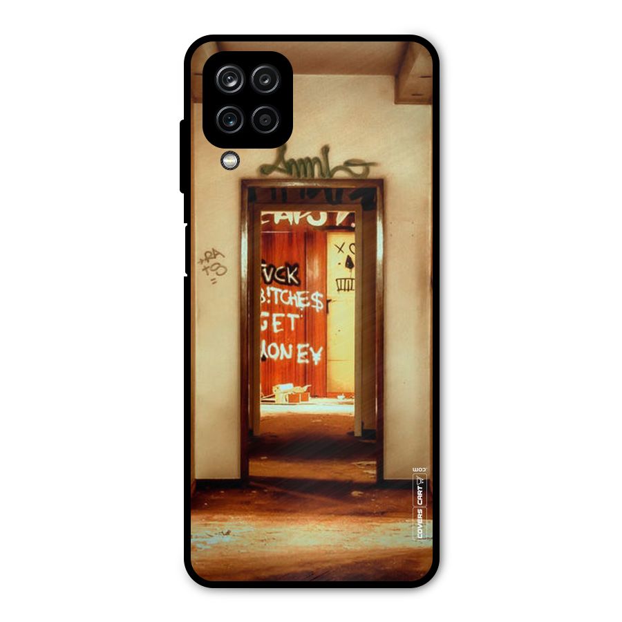 Grafitty Door Metal Back Case for Galaxy A12