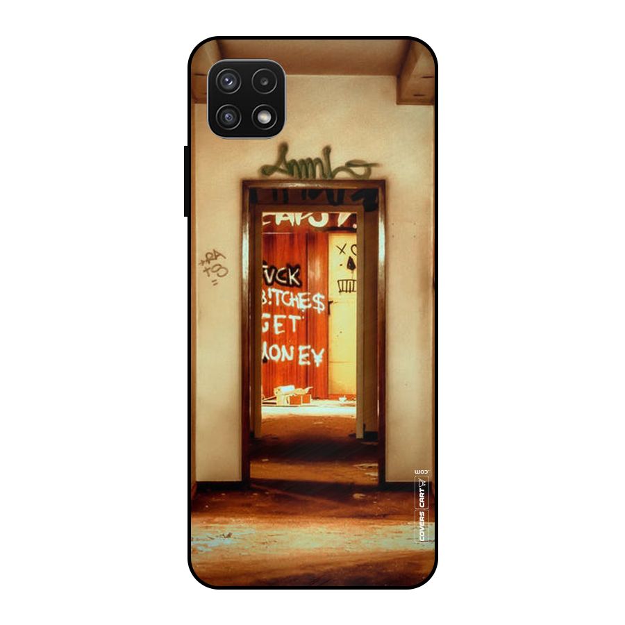 Grafitty Door Metal Back Case for Galaxy A22 5G