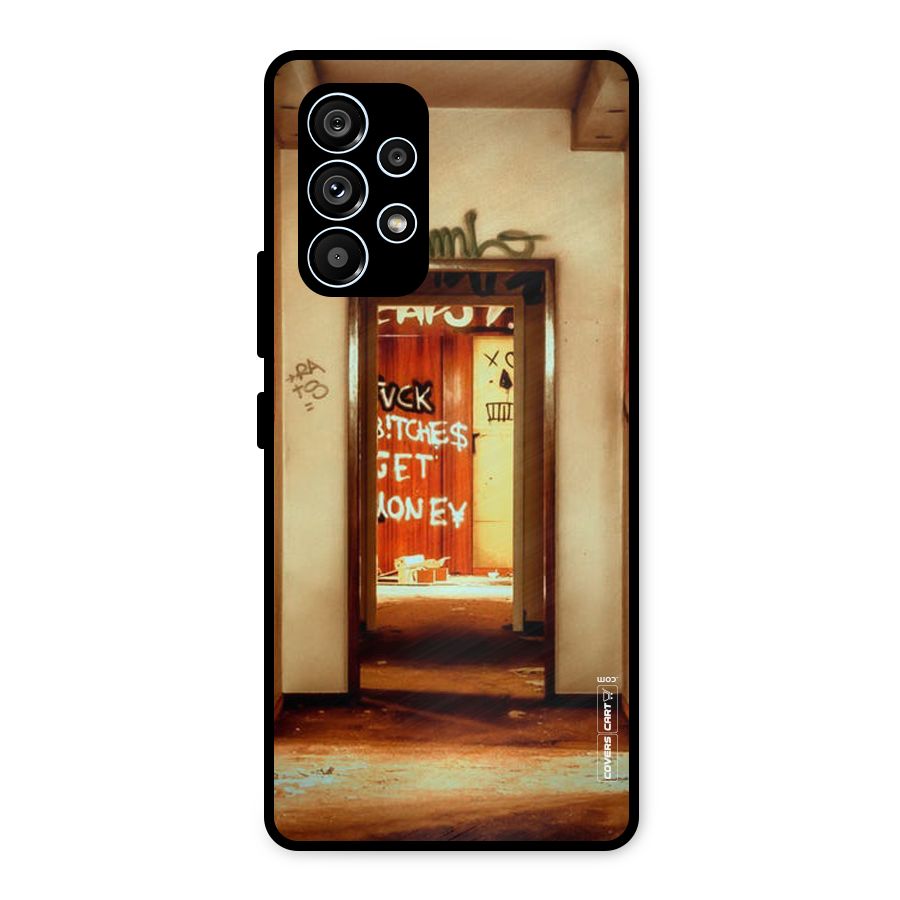 Grafitty Door Metal Back Case for Galaxy A53 5G