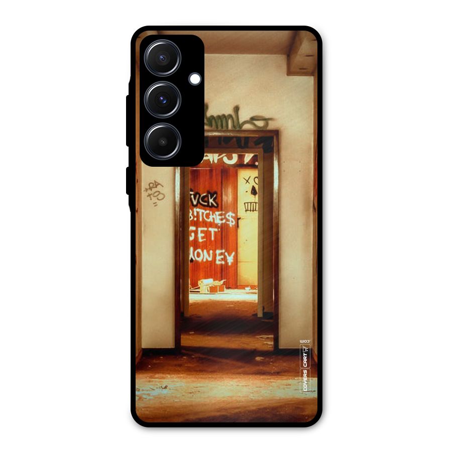 Grafitty Door Metal Back Case for Galaxy A55