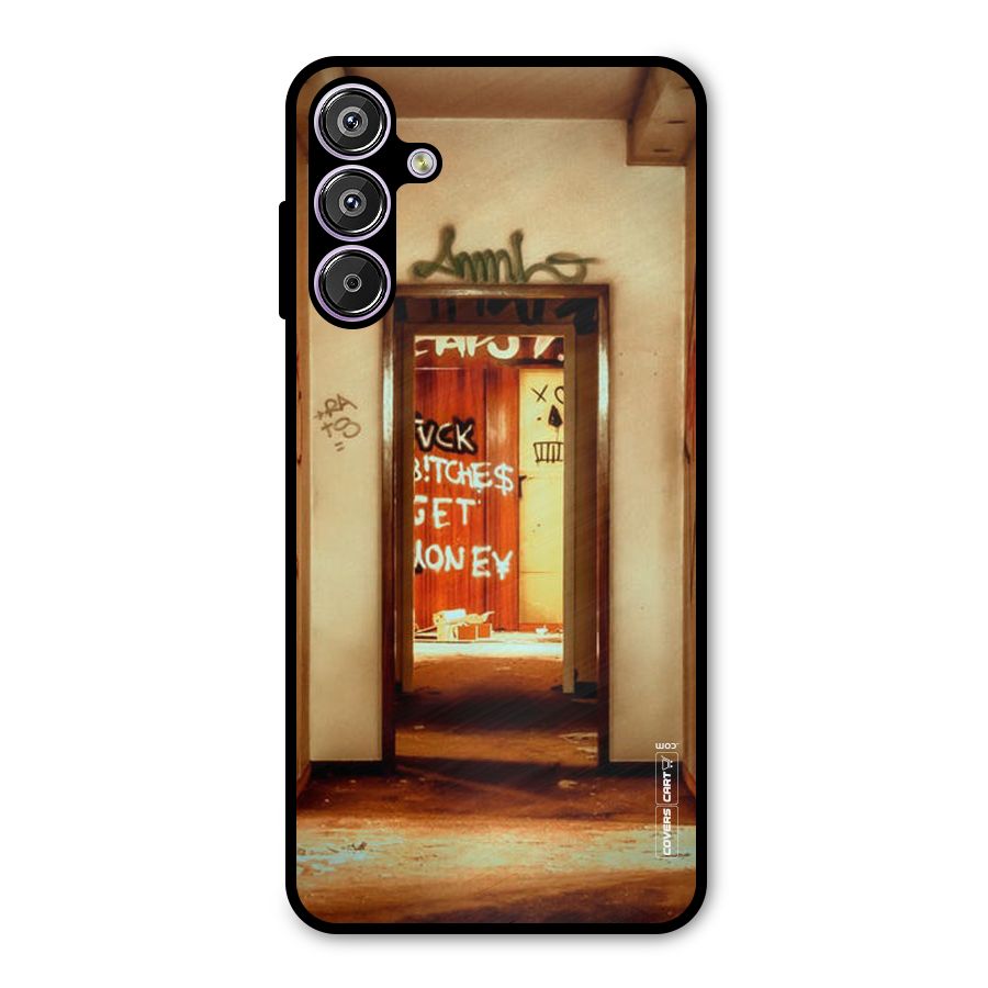 Grafitty Door Metal Back Case for Galaxy F15