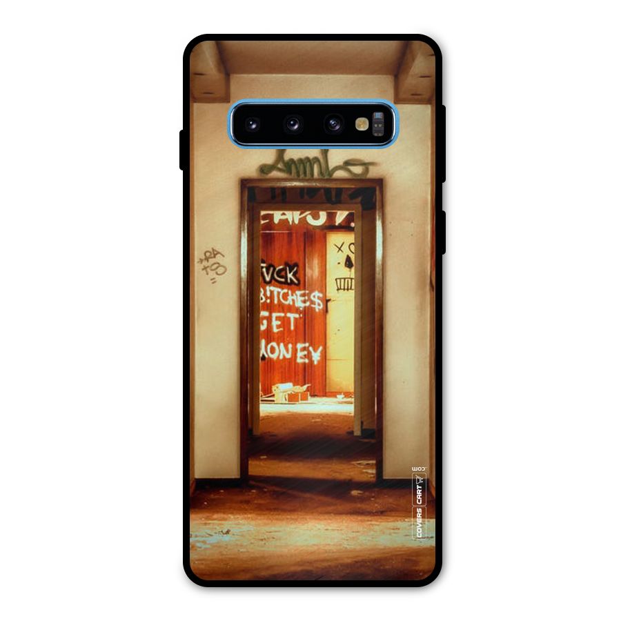 Grafitty Door Metal Back Case for Galaxy S10