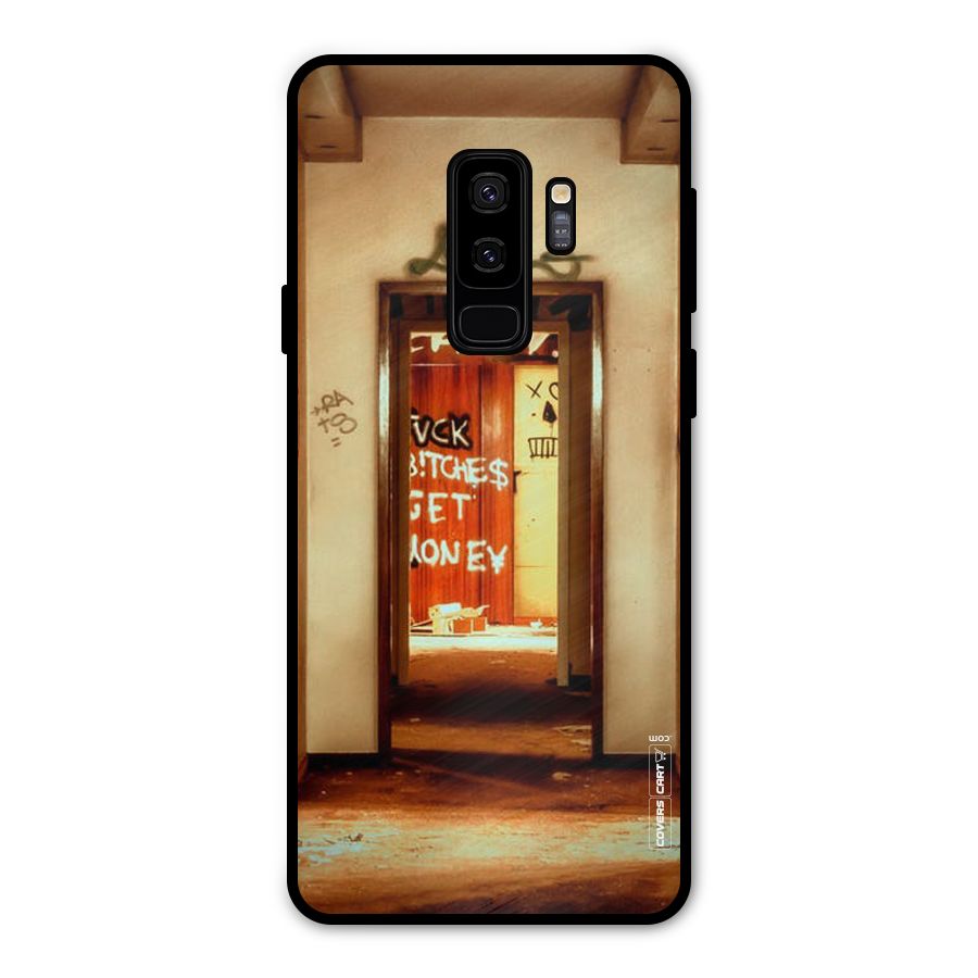 Grafitty Door Metal Back Case for Galaxy S9 Plus