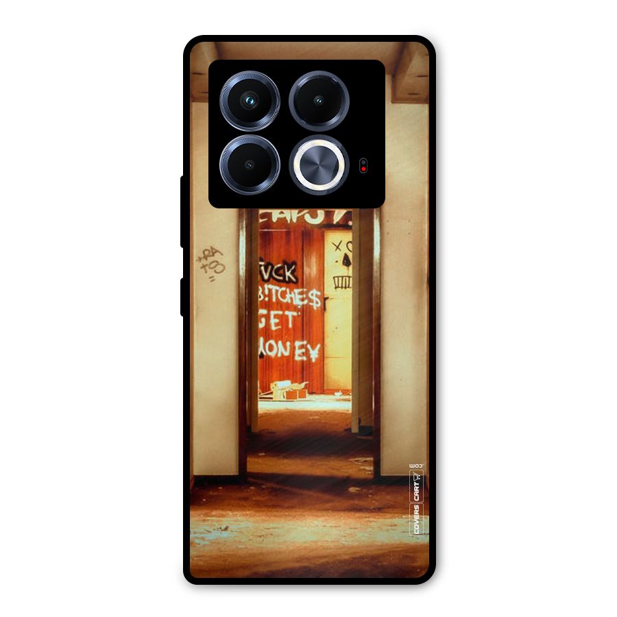 Grafitty Door Metal Back Case for Infinix Note 40 5G