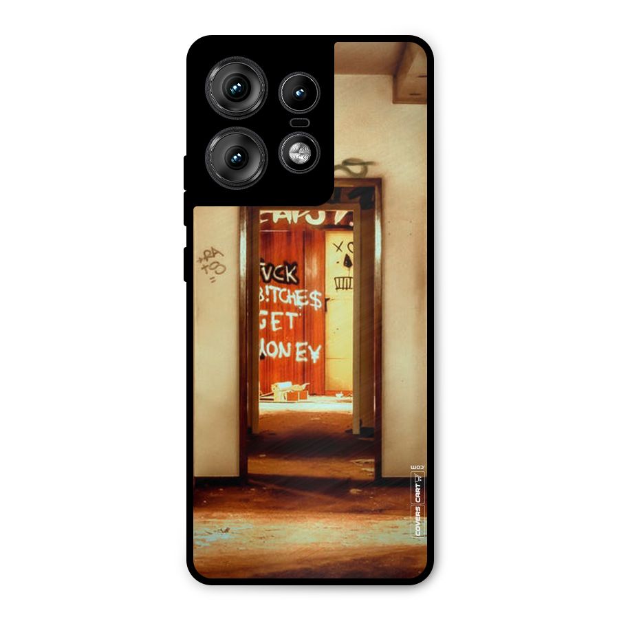 Grafitty Door Metal Back Case for Motorola Edge 50 Pro