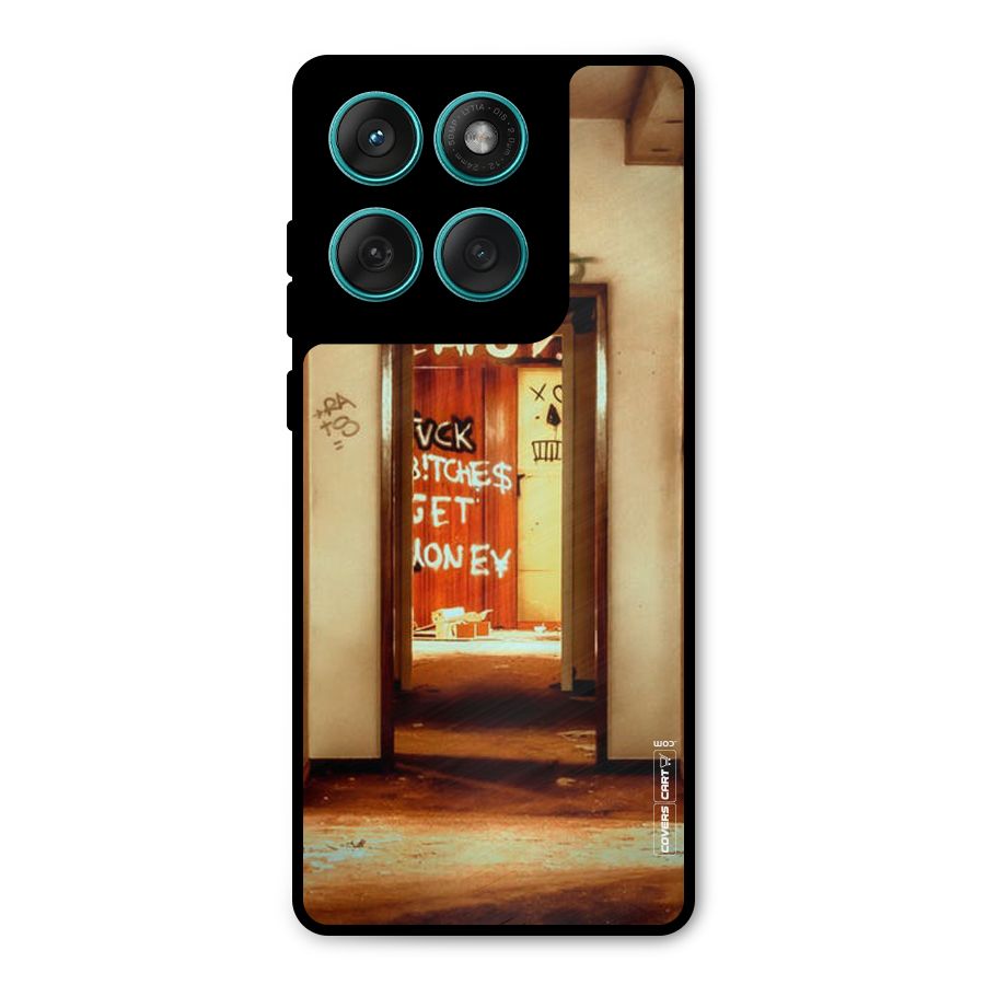 Grafitty Door Metal Back Case for Motorola Edge 60