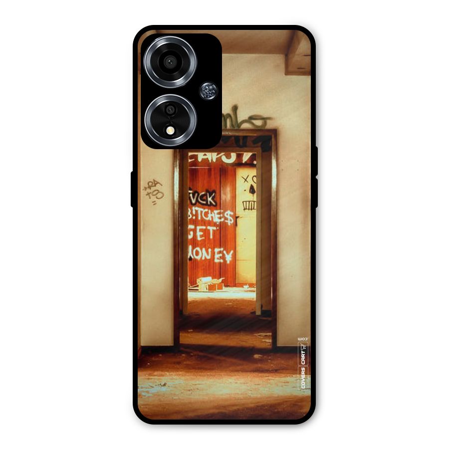Grafitty Door Metal Back Case for Oppo A59