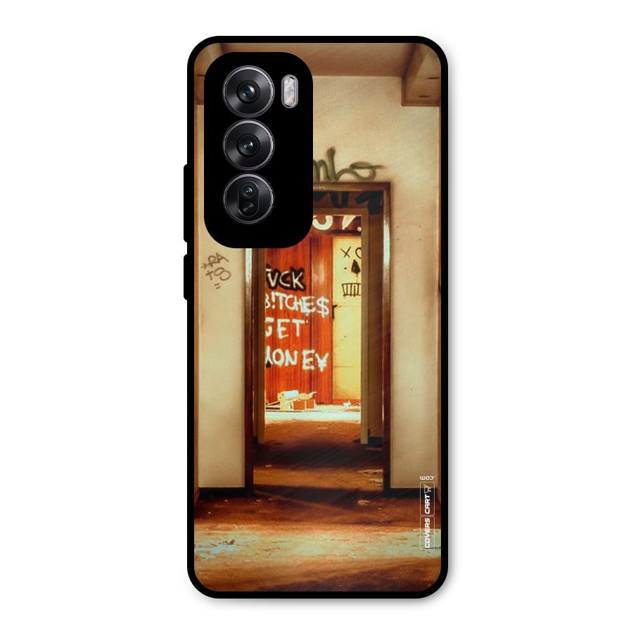 Grafitty Door Metal Back Case for Oppo Reno12 Pro