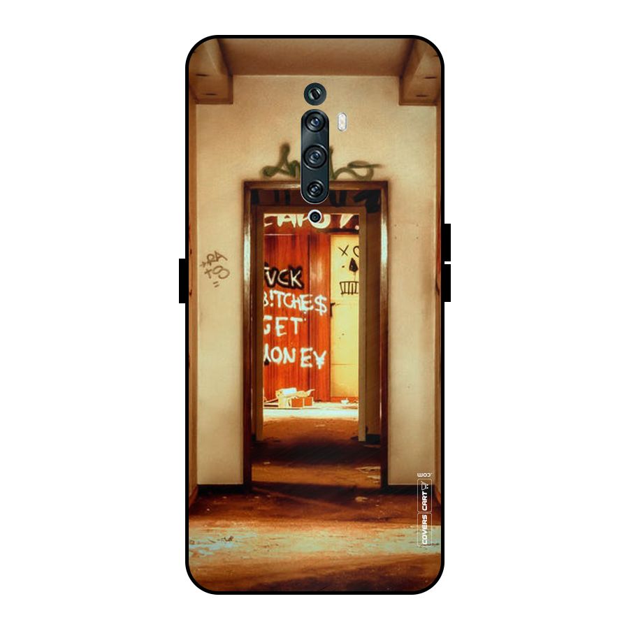 Grafitty Door Metal Back Case for Oppo Reno2 Z