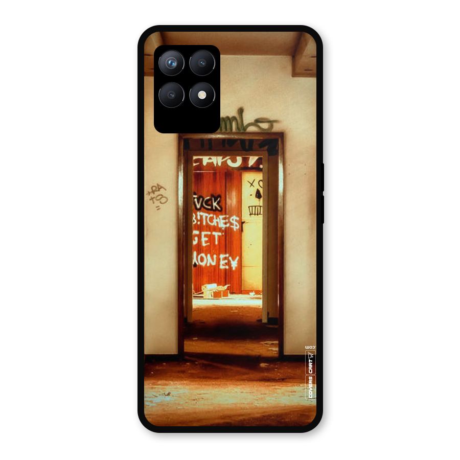 Grafitty Door Metal Back Case for Realme Narzo 50