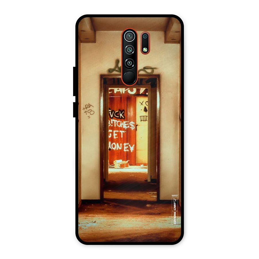 Grafitty Door Metal Back Case for Redmi 9 Prime