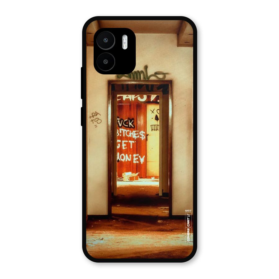 Grafitty Door Metal Back Case for Redmi A2