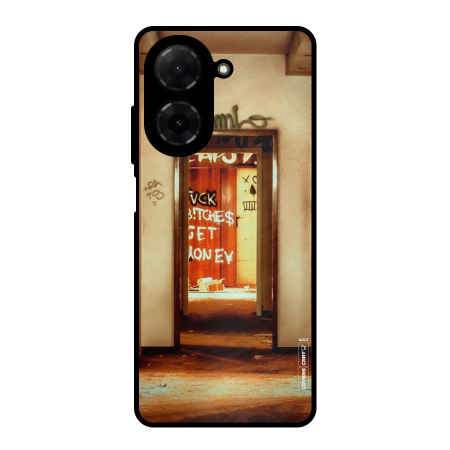 Grafitty Door Metal Back Case for Redmi A5 4G