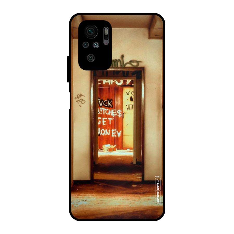 Grafitty Door Metal Back Case for Redmi Note 10S