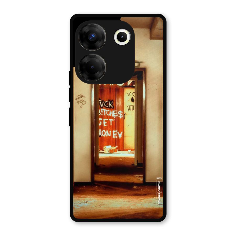 Grafitty Door Metal Back Case for Tecno Camon 20 Pro