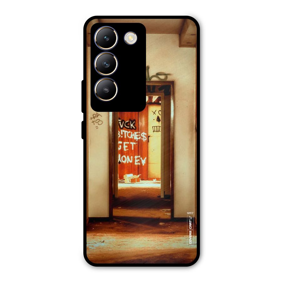 Grafitty Door Metal Back Case for Vivo T3 5G