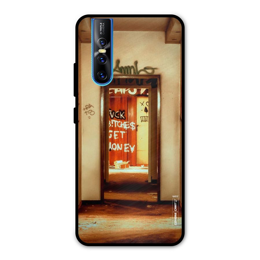 Grafitty Door Metal Back Case for Vivo V15 Pro